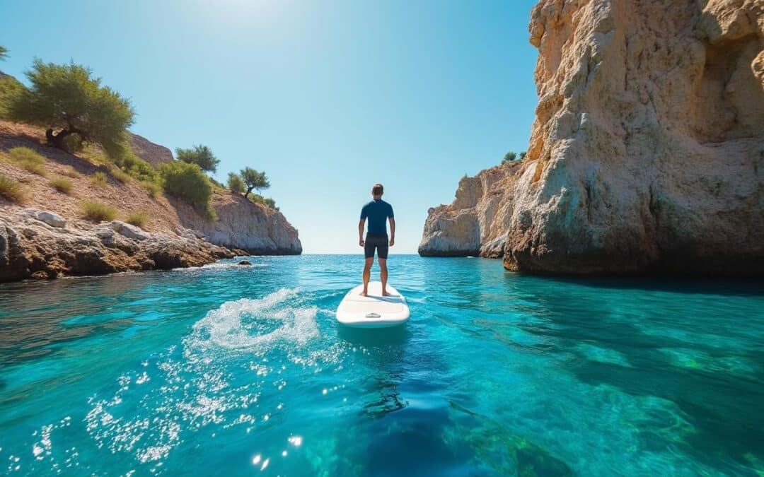 Stand-up paddle en Crète : découvrir la mer autrement