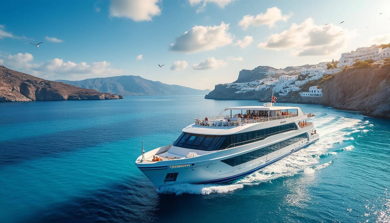 découvrez les meilleures options pour voyager entre la crète et santorin ou mykonos, avec conseils pratiques sur les ferries et les vols pour un trajet simple et agréable.