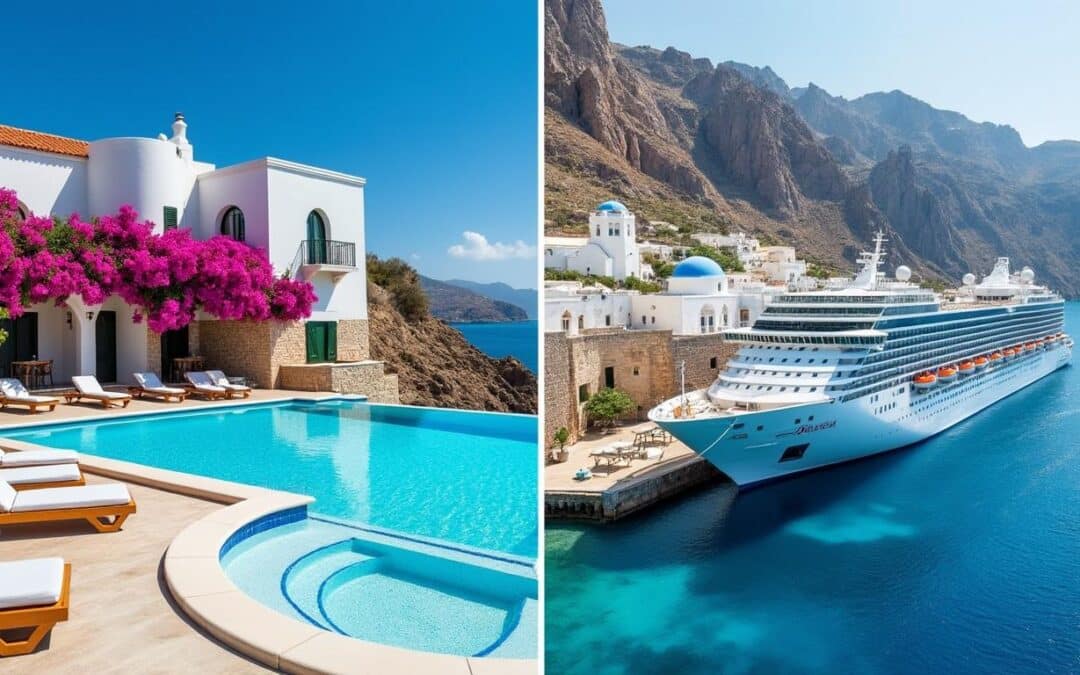 découvrez les avantages des hôtels et des croisières pour explorer la crète. comparez les expériences, confort et activités pour choisir la meilleure option de voyage en fonction de vos envies.