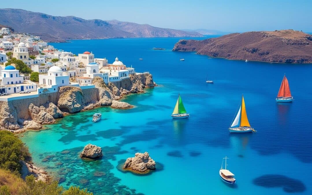 découvrez les plus beaux archipels de grèce pour une escapade en bateau inoubliable, entre eaux turquoise, paysages idylliques et charmants villages côtiers.
