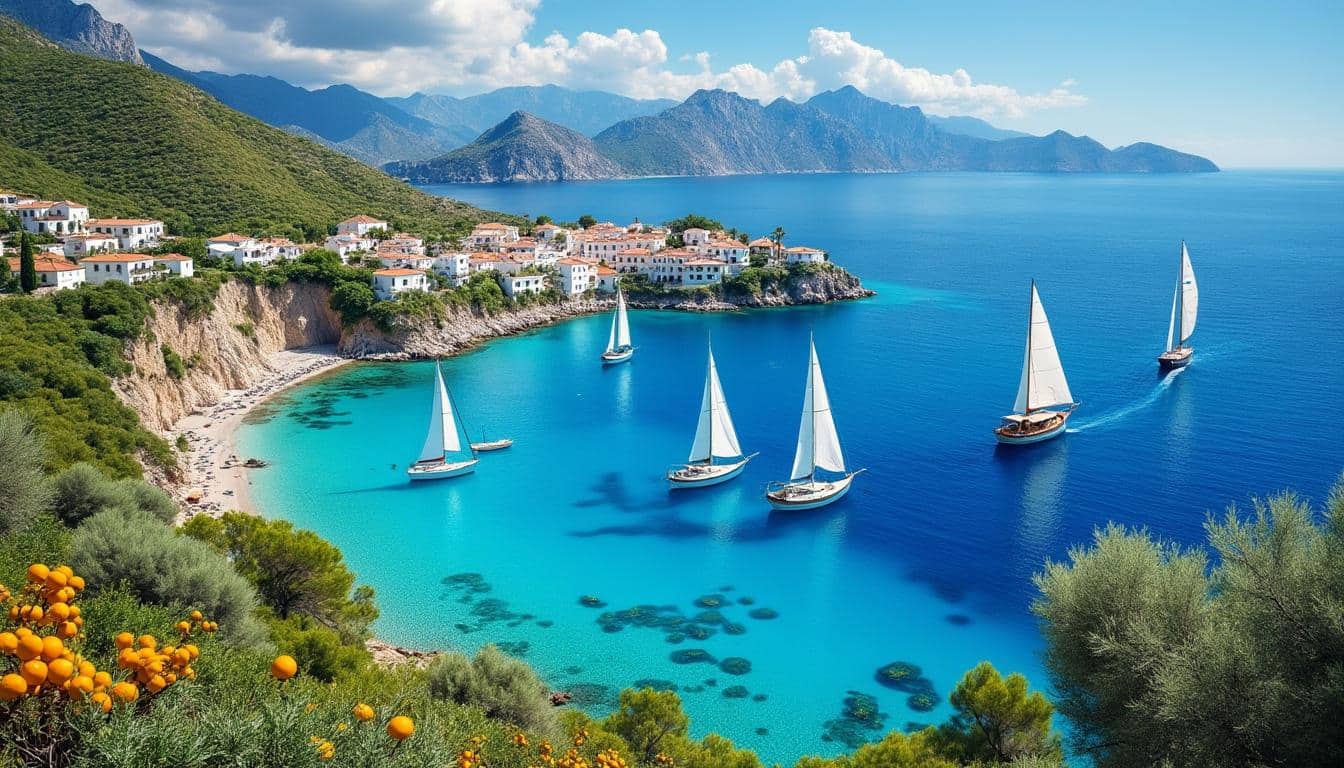 découvrez les plus beaux archipels de grèce et préparez-vous à voguer en bateau à travers des paysages à couper le souffle, entre eaux turquoise et îles paradisiaques.