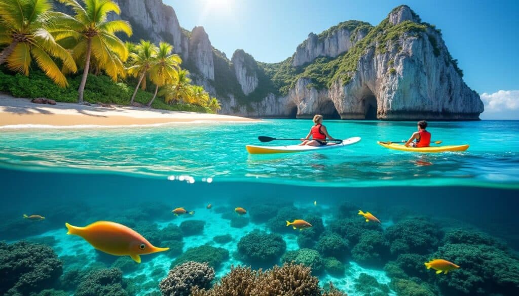 découvrez les meilleurs spots pour pratiquer le paddle, le kayak et le snorkeling. explorez des lieux incontournables pour des aventures nautiques inoubliables.