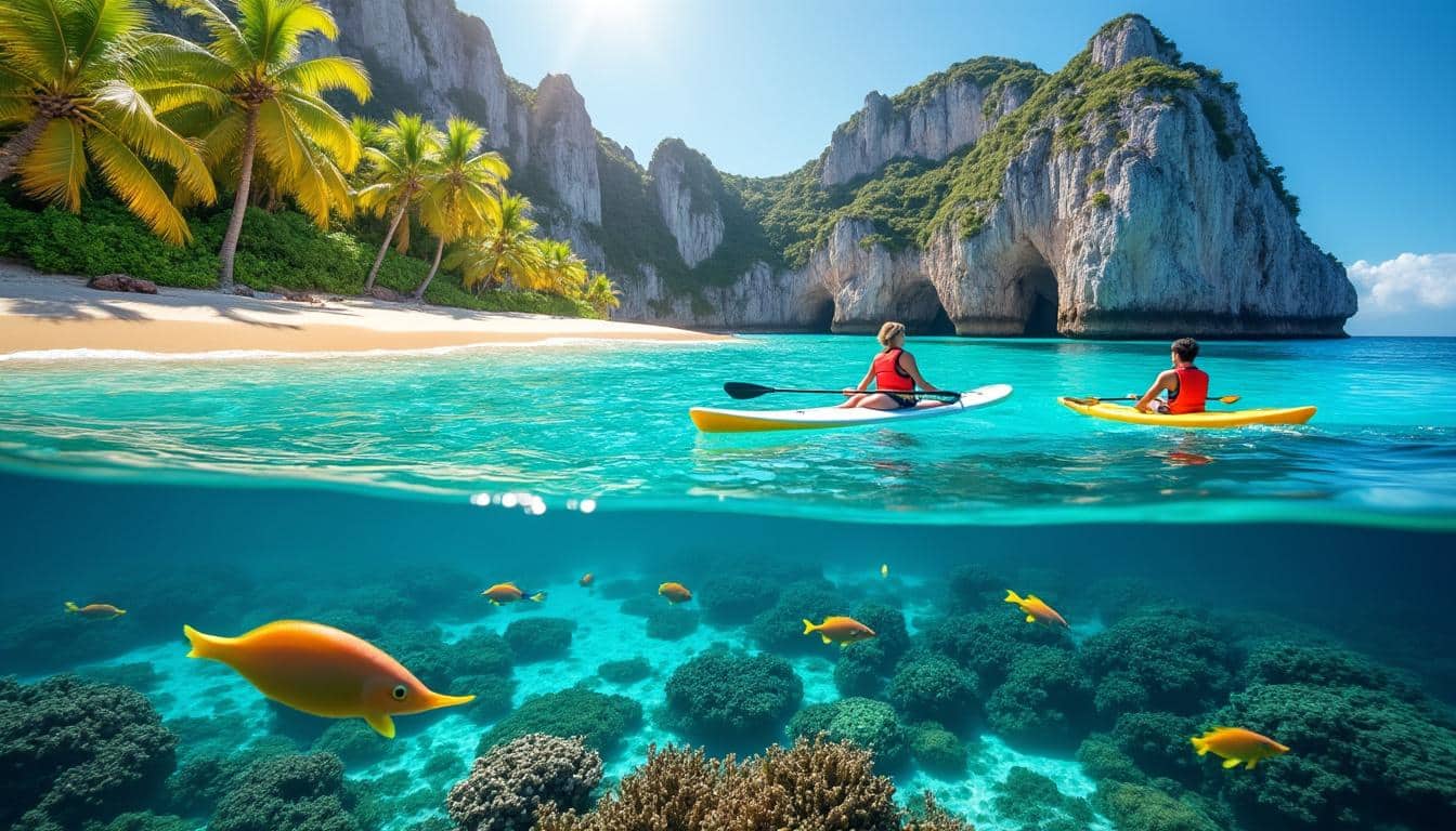 Paddle, kayak, snorkeling : les meilleurs spots découvrez les meilleurs spots pour pratiquer le paddle, le kayak et le snorkeling. explorez des lieux incontournables pour des aventures nautiques inoubliables.